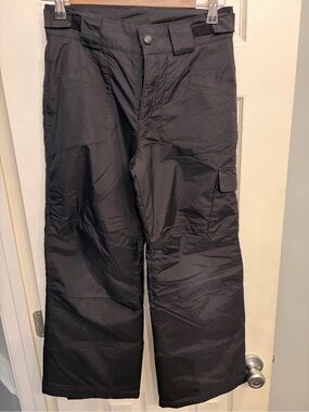 Black Youth Insulated Snow Pants